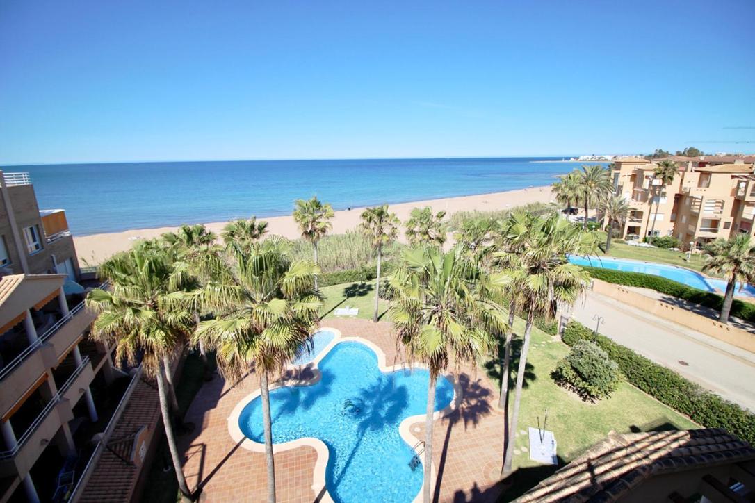 Appartamento Ático espectacular con piscina privada en primera línea de playa Dénia Esterno foto