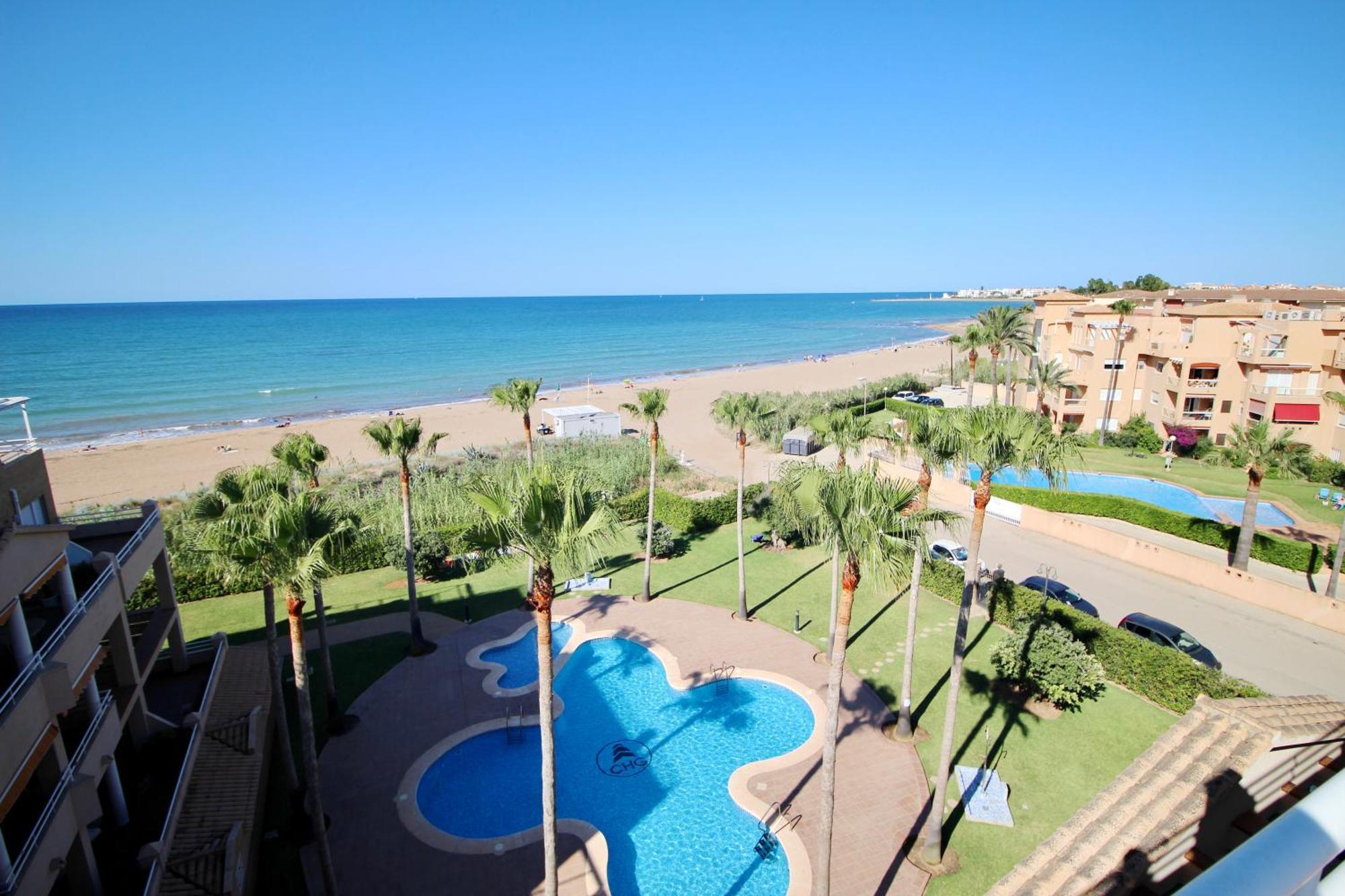 Appartamento Ático espectacular con piscina privada en primera línea de playa Dénia Camera foto